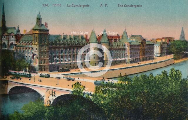 The Conciergerie, Paris, c1920. Artist: Unknown.