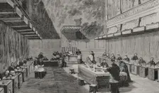 The conclave for the election of Pope Leo XIII, Rome, 1878. Creator: Unknown