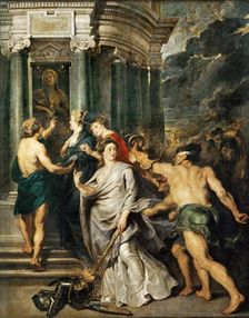 The conclusion of peace in Angers (The Marie de Medici Cycle). Artist: Rubens, Pieter Paul (1577-1640)