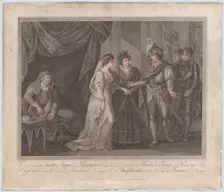 The Conclusion of the Treaty of Troye, Where Henry the V, King of England, Receives the Pr..., 1788. Creator: R. Gerard