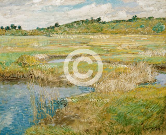 The Concord Meadow, c. 1890. Artist: Hassam, Childe (1859-1935)