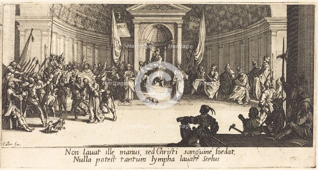 The Condemnation to Death, c. 1618. Creator: Jacques Callot.