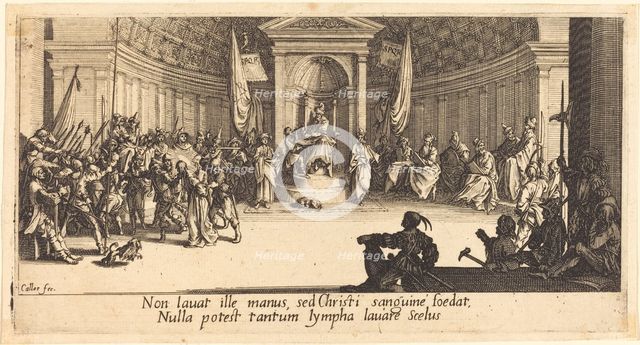 The Condemnation to Death, c. 1618. Creator: Jacques Callot.