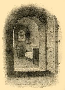The Condemned Cell in Newgate c1872. Creator: Unknown