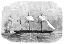 The Confederate sloop-of-war "290" or Alabama, leaving the merchant-ship Tonowanda, 1862. Creator: Unknown