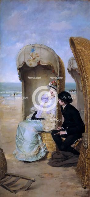 The Confession. Artist: Palmaroli y Gónzalez, Vicente (1834-1896)