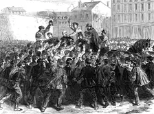 The Conflict in Paris: assault on General Chanzy, 1871. Creator: Unknown