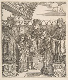 The Congress of Princes at Vienna, from the Triumphal Arch of Emperor Maximilian I, 1515. Creator: Albrecht Durer