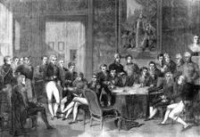 The Congress of Vienna, 1856.Artist: Eugene Louis Gabriel Isabey
