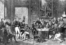 The Congress of Vienna: Sitting of the Plenipotentiaries of the Eight Powers who Signed the Treaty o Creator: Unknown