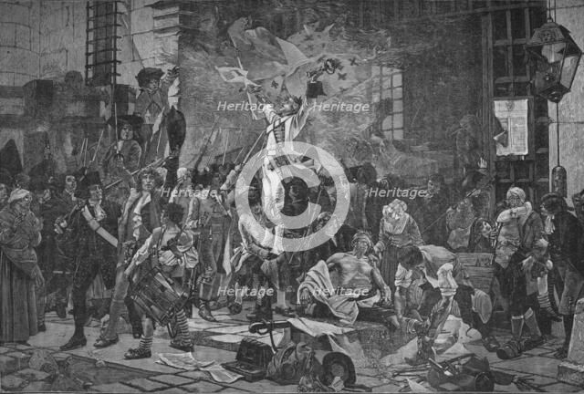 The conquerors of the Bastille, 1789 (1905).  Artist: Unknown.