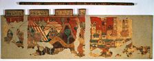 The conquest of Majorca, mural painting, from the late 13th century