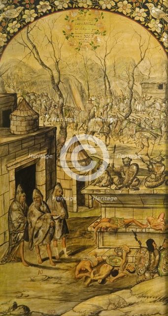 The Conquest of Mexico by Hernan Cortés.