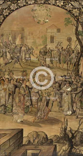 The Conquest of Mexico by Hernan Cortés.