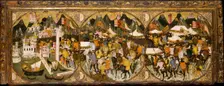 The Conquest of Naples by Charles of Durazzo, 1381-82. Creator: Master of Charles of Durazzo