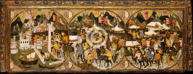 The Conquest of Naples by Charles of Durazzo, 1381-82. Creator: Master of Charles of Durazzo.
