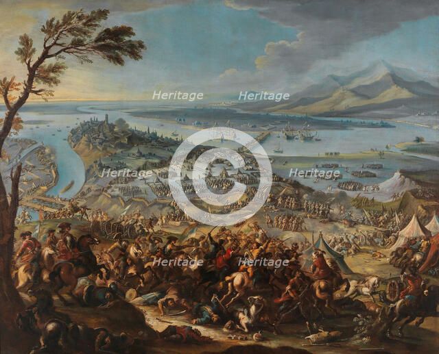 The conquest of Belgrade on September 6, 1688. Creator: Calza, Antonio (1658-1725).