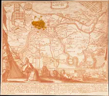 The conquest of Friedrichstadt on February 12, 1713, 1713. Creator: Schenk, Peter (Petrus), the Elder (1660-1718)