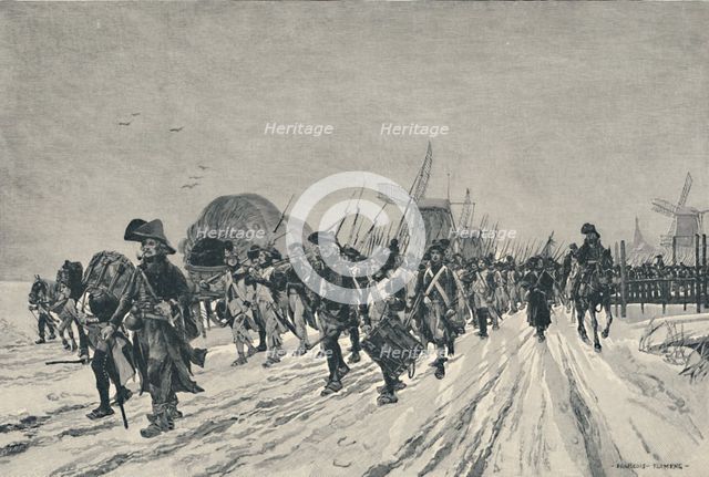 'The Conquest of Holland', 1795, (1896). Artist: JW Evans.