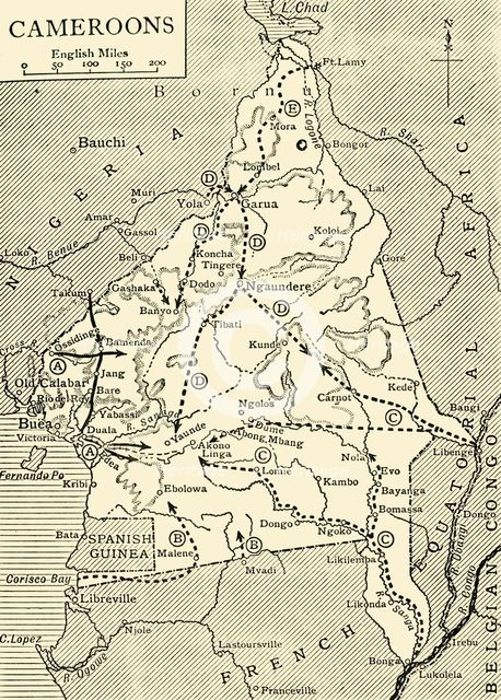 'The Conquest of the Cameroons', First World War, 1914-1916, (c1920). Creator: Unknown.
