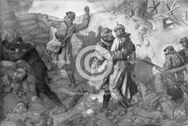 The conquest of the fort, Notre-Dame de Lorette, Artois, France, 1915, (1926).Artist: Lucien Jonas