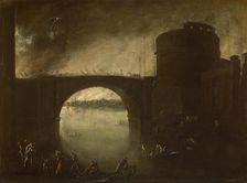 The conquest of Troy, c.1639. Creator: Tassi, Agostino (1578-1644)