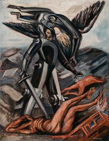 The conquest, c1942. Creator: Jose Clemente Orozco