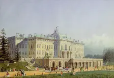 The Constantine Palace in Strelna, 1847. Creator: Gornostayev, Alexei Maximovich (1808-1862)