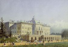 The Constantine Palace in Strelna, 1847. Creator: Gornostayev, Alexei Maximovich (1808-1862)