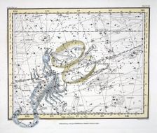 The Constellations (Plate XIX) Libra and Scorpio, 1822