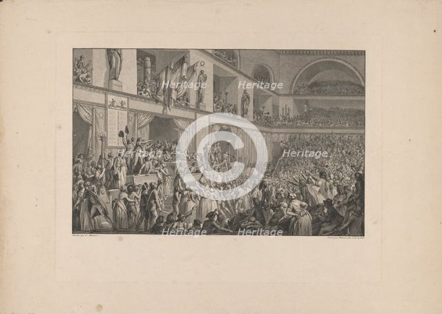The Constitution of 24 June 1793, c. 1796. Artist: Helman, Isidore Stanislas (1743-1806/9)