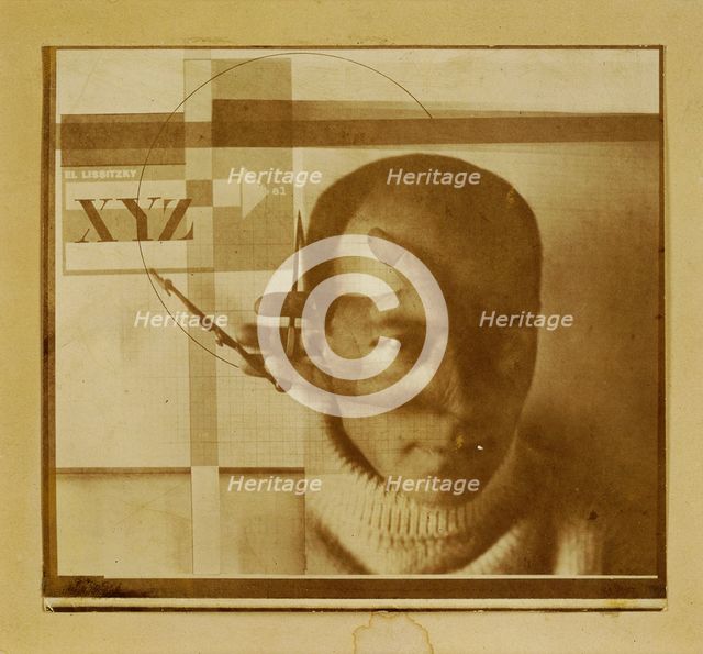 The Constructor (Selfportrait). Artist: Lissitzky, El (1890-1941)