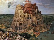 The construction of the Babel Tower by Pieter Brueghel the Elder