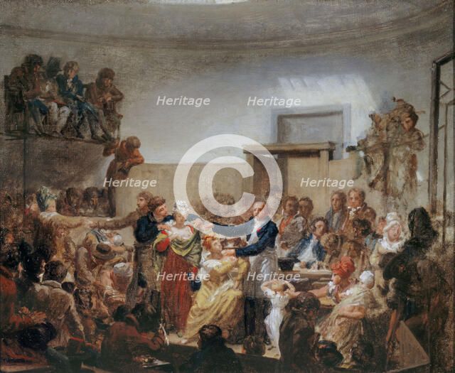 The consultation of Doctor Antoine Dubois (1756-1837), c1810. Creator: Nicolas Antoine Taunay.