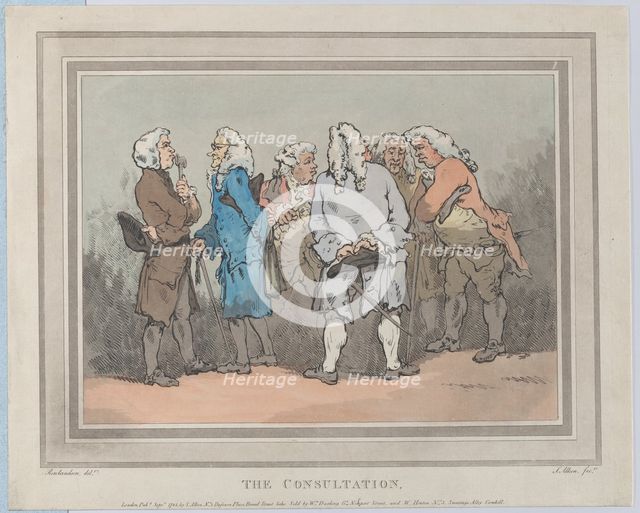 The Consultation, September 1785., September 1785. Creator: Samuel Alken.