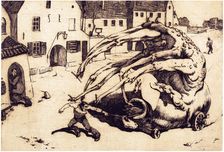 The Conscience, 1911. Creator: Vasyl Masyutin