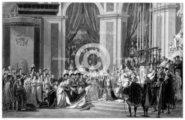 'The Consecration of the Emperor Napoleon and the Coronation of the Empress Josephine', 1804 (1900). Artist: Unknown
