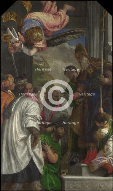 The Consecration of Saint Nicholas, 1562. Artist: Veronese, Paolo (1528-1588)
