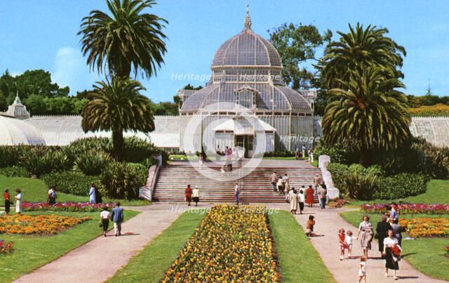 The Conservatory in Golden Gate Park, San Francisco, California, USA, 1957. Artist: Unknown