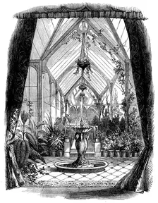 The Conservatory, St. Clare, 1862. Creator: Unknown