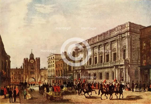 'The Conservative Club, St. James's Street, London', c1840, (1947).  Creator: Woods.
