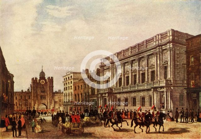 'The Conservative Club, St. James's Street, London', c1840, (1947).  Creator: Woods.