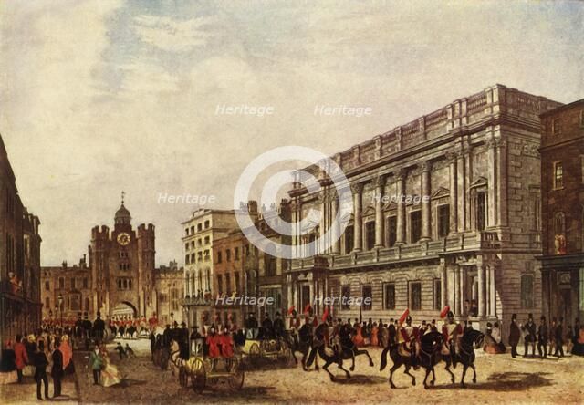 'The Conservative Club, St. James's Street, London', c1840, (1947).  Creator: Woods.