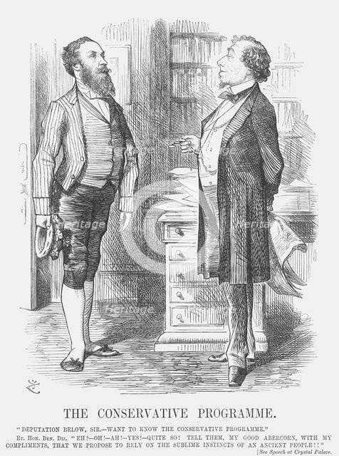 'The Conservative Programme', 1872. Creator: Joseph Swain.