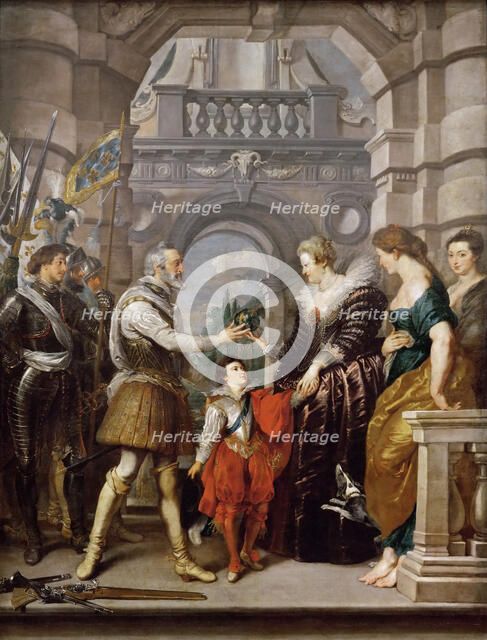 The Consignment of the Regency (The Marie de' Medici Cycle). Artist: Rubens, Pieter Paul (1577-1640)