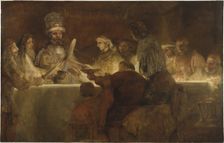 The Conspiracy of the Batavians under Claudius Civilis, 1662. Artist: Rembrandt van Rhijn (1606-1669)