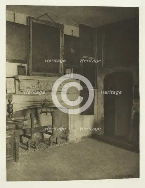 The Conspirator's Room, Old Rye House, 1880s. Creator: Peter Henry Emerson.