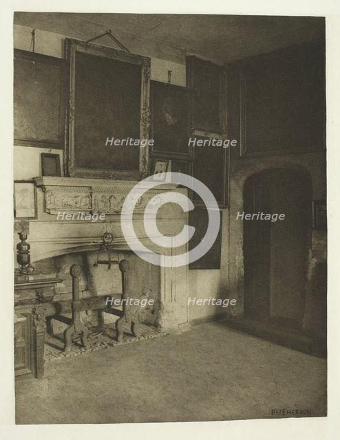 The Conspirator's Room, Old Rye House, 1880s. Creator: Peter Henry Emerson.