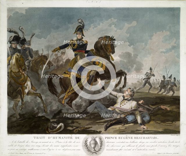 The Continence of Eugène de Beauharnais, ca 1814. Artist: Martinet, Pierre (1781-?)