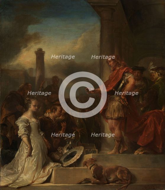 The continence of Scipio, 1672. Creator: Joan van Noort.